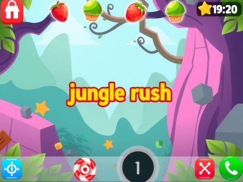 Gummy Candy Jungle Rush Level Gameplay